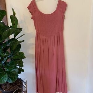Elegant Pink Women's Dress